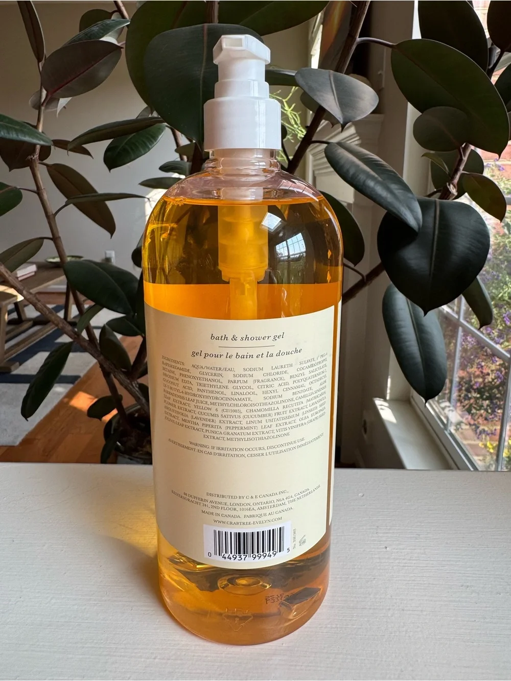 Crabtree & Evelyn Summer Hill Bath and Shower Gel Soap Refill 33.8 fl oz NEW